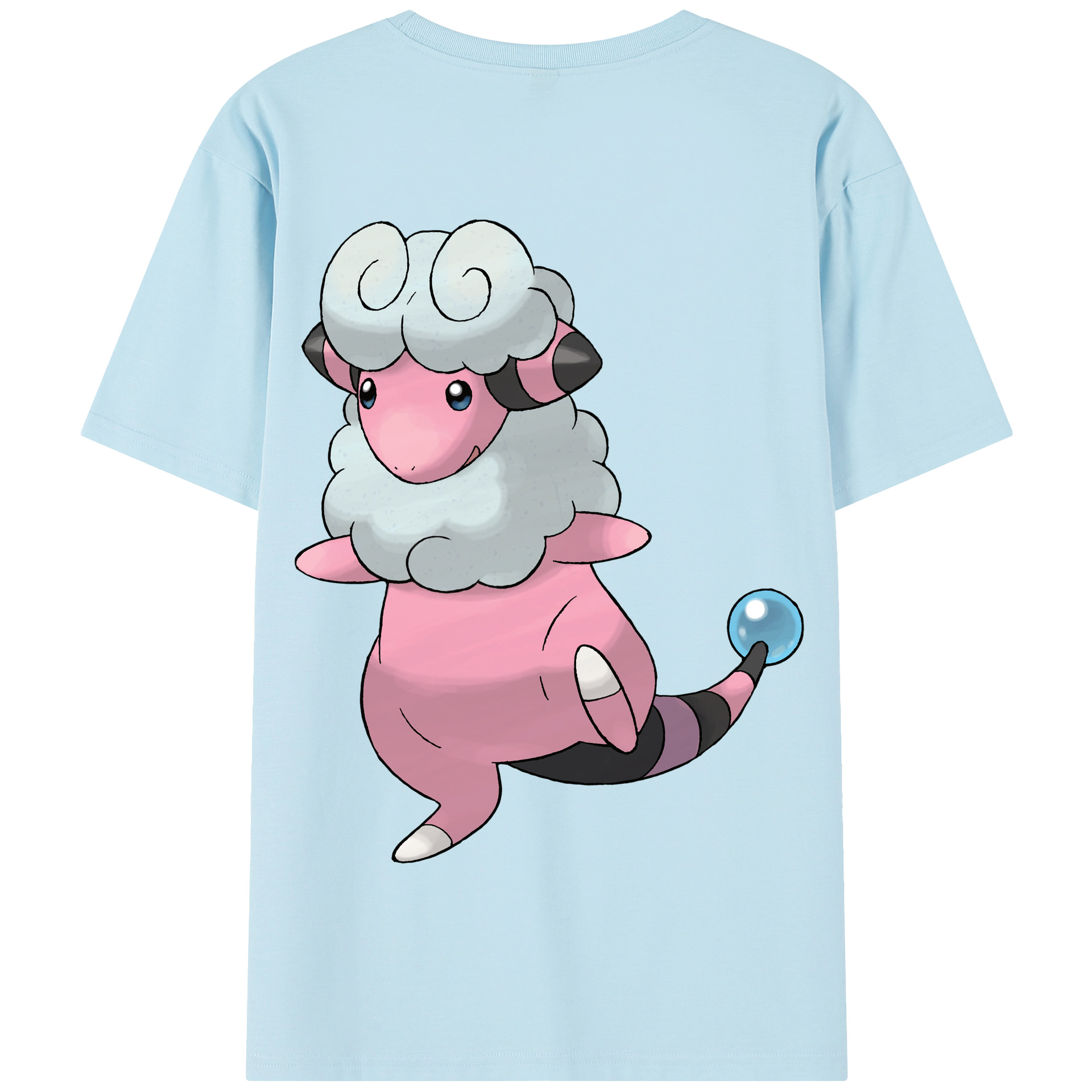 （画像用） ポケットモンスター Pokémon 綿100％半袖Tシャツ（背面プリント）